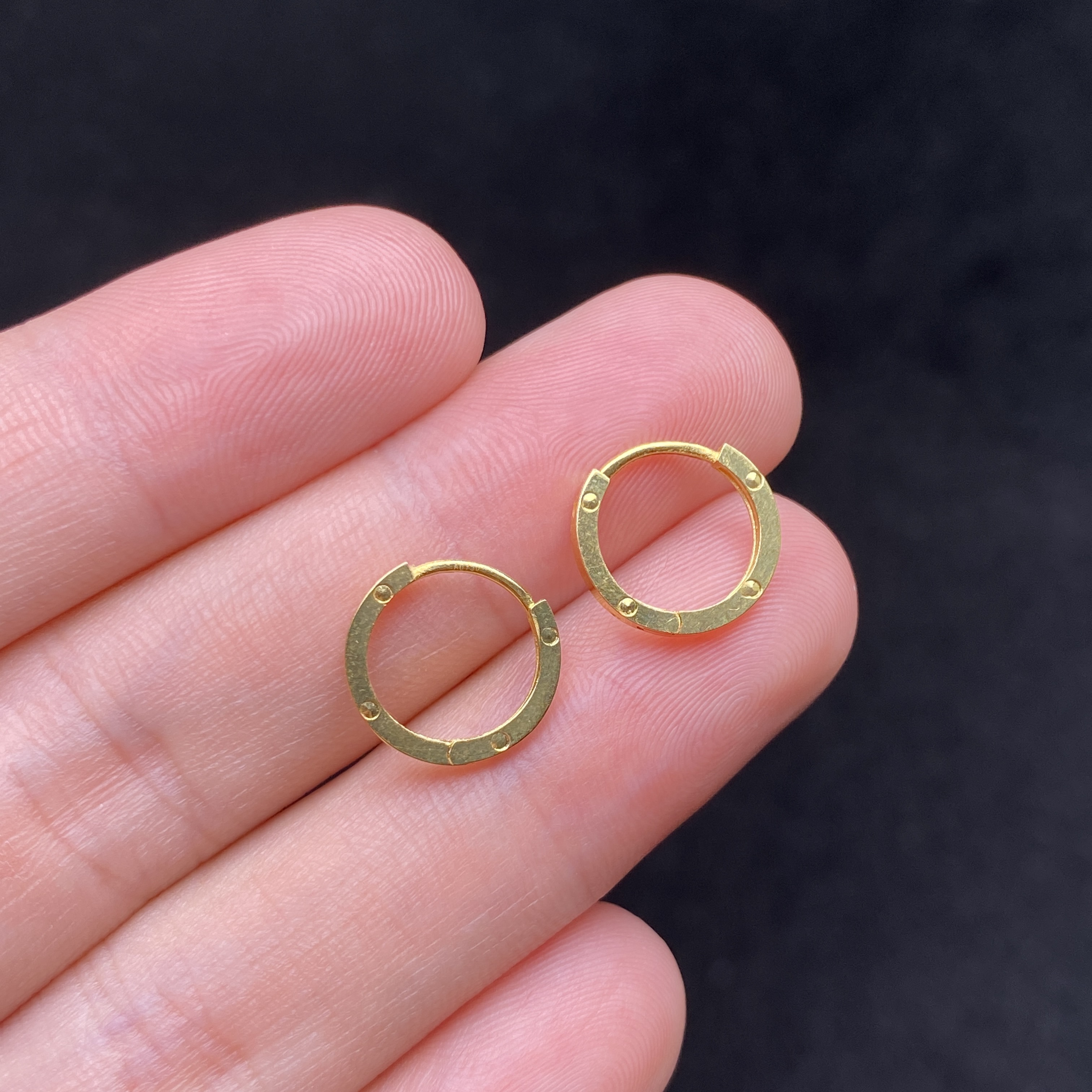 无品牌【熊总夫妇】18K金时尚耳扣