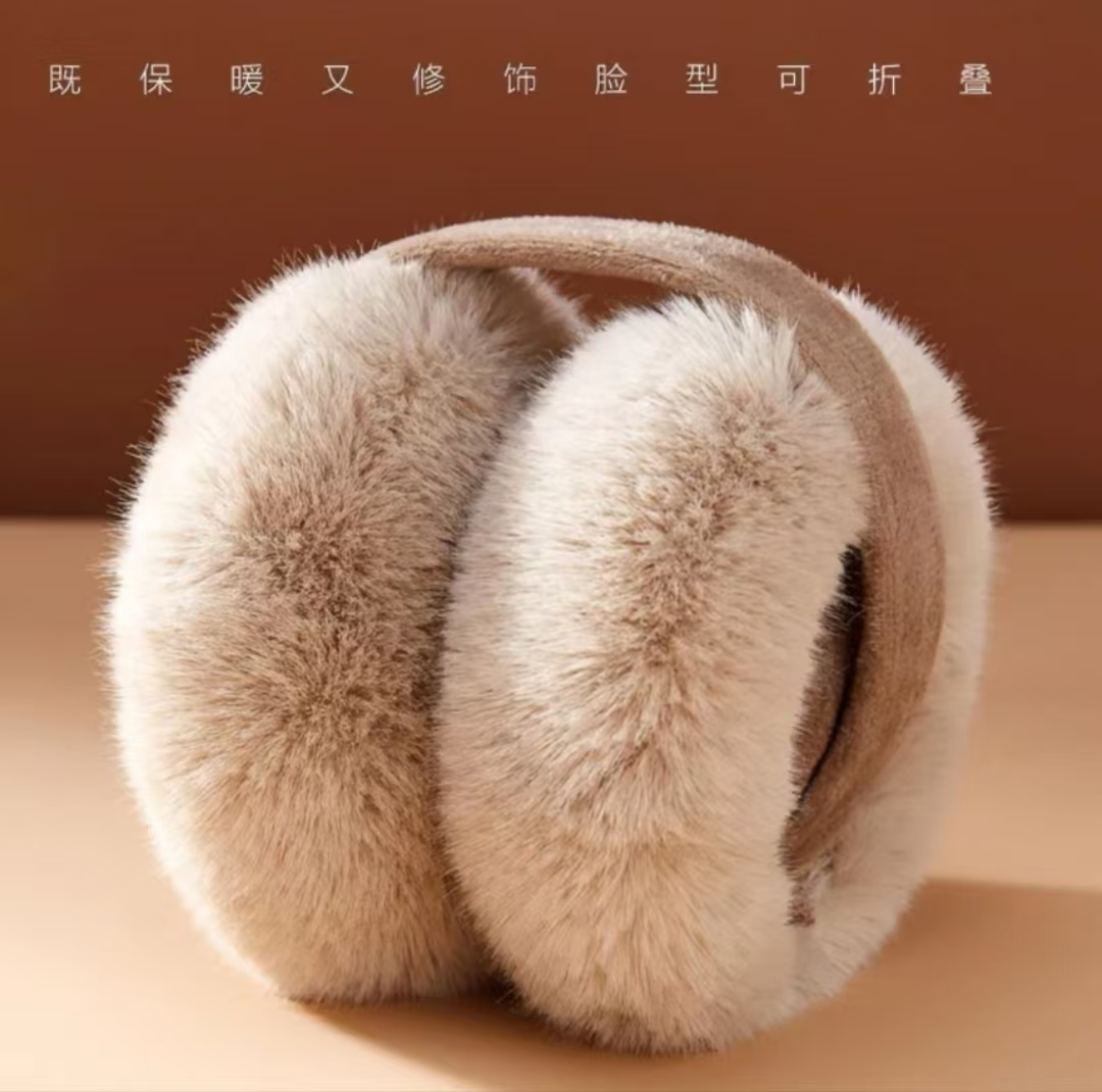 耳罩保暖毛绒冬季耳包护耳防寒耳朵加厚耳套防冻网红可折叠可爱