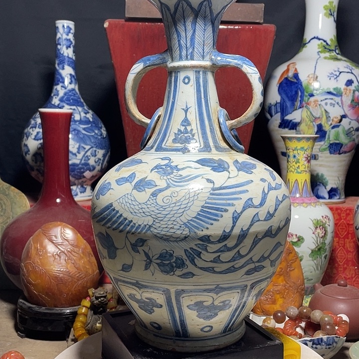 瓷片青花瓷器手工制作