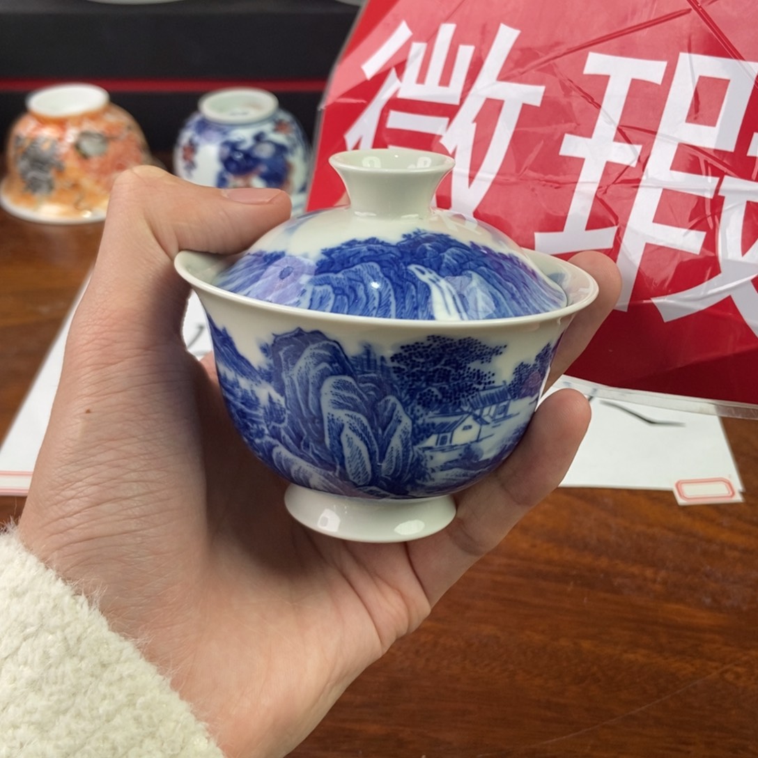 杯景德镇手绘陶瓷艺术