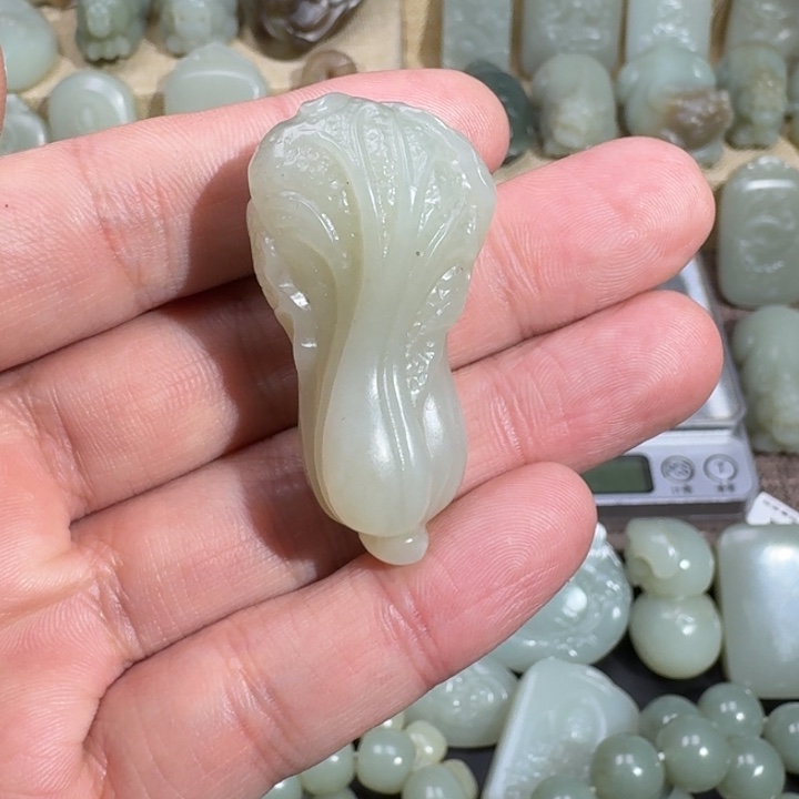 和田玉吊坠(不含链)未镶嵌