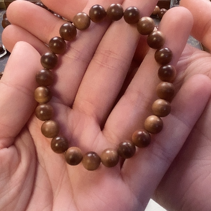 檀香木手串/手链老山檀香08单圈