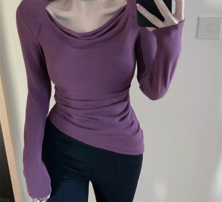 【意法-潮搭T•N】NN166-时尚女装设计感针织衫修身长袖气质