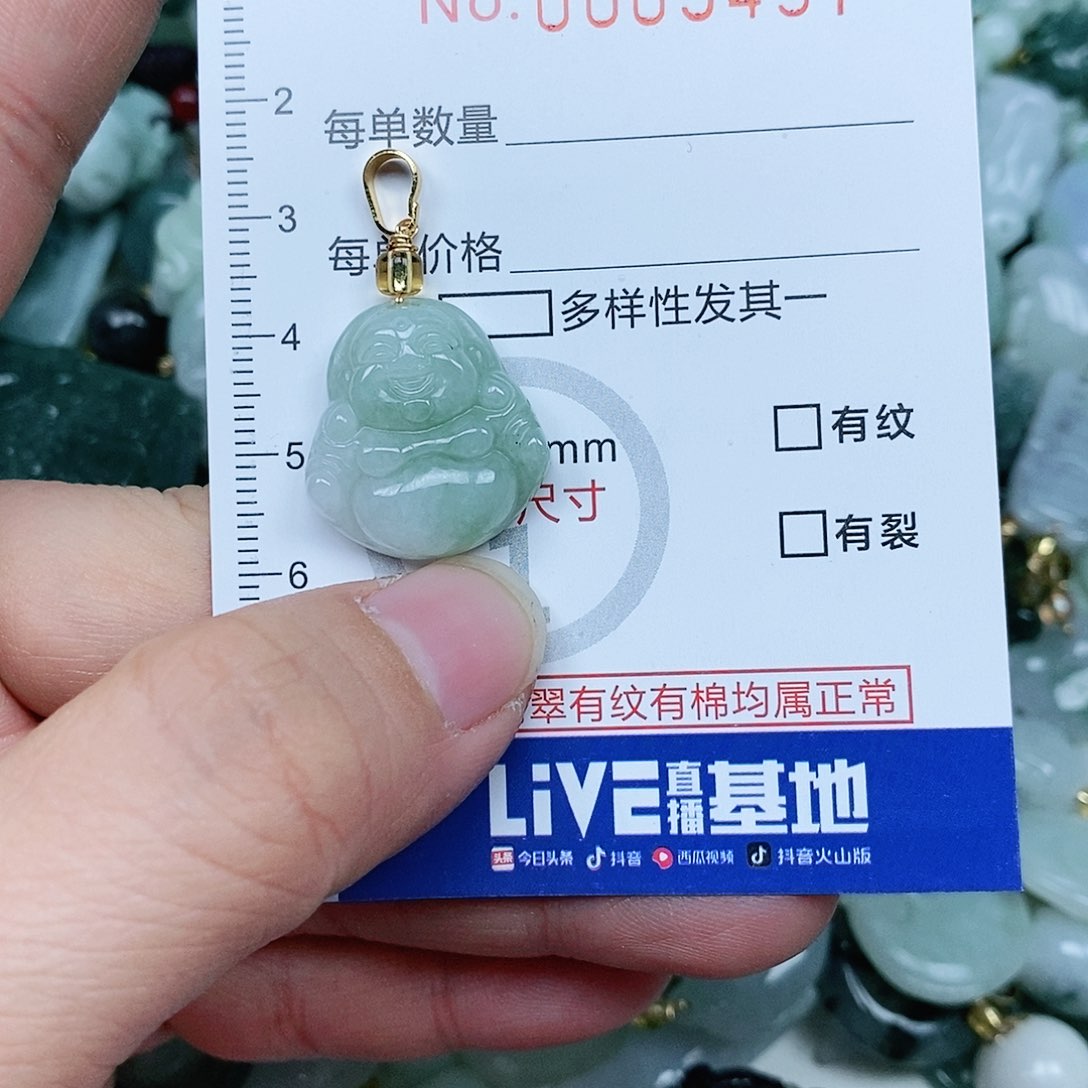 翡翠吊坠(赠链)未镶嵌