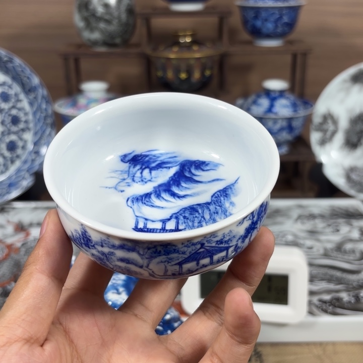 帅***哥景德镇手工手绘陶瓷