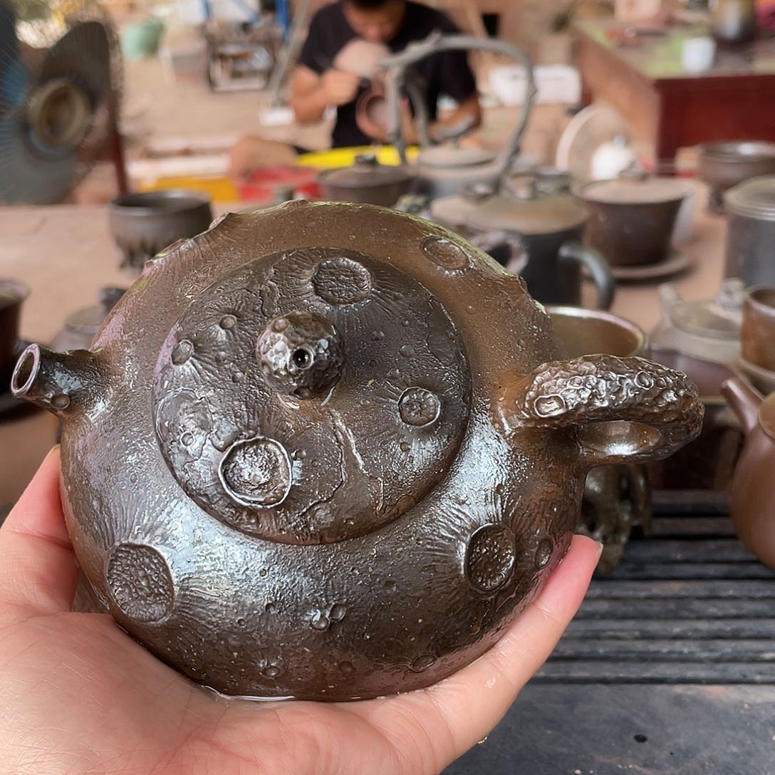 茶壶紫砂坭兴陶龙窑柴烧原矿泥料