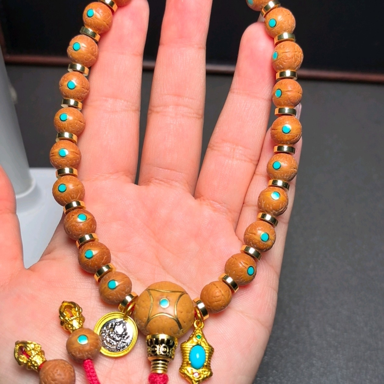 10小加凤眼菩提单圈暴力蓝手持