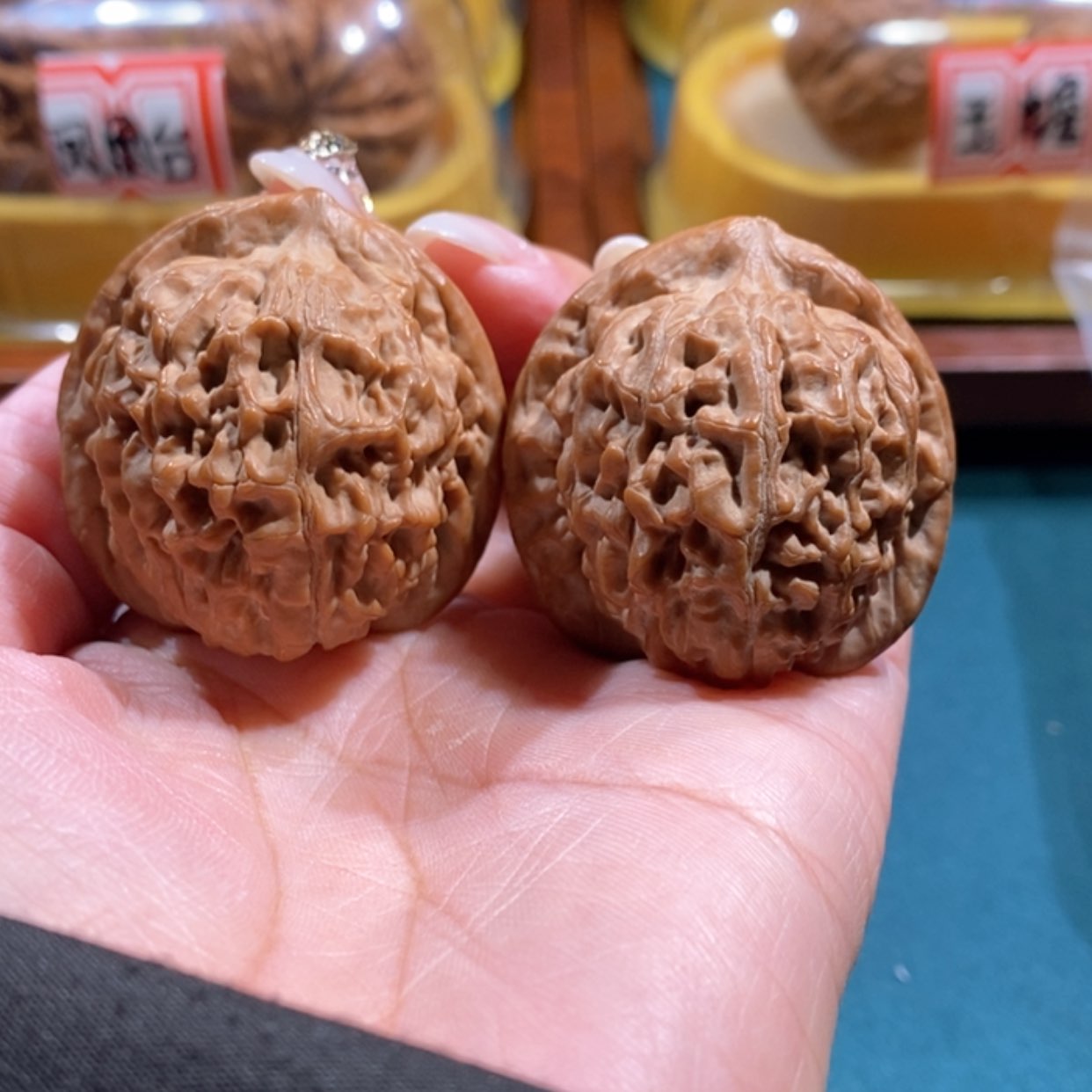 【闪购商品】文玩核桃吊坠用****6莲花