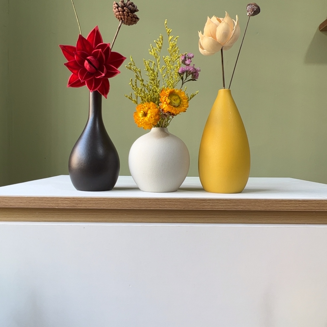 陶瓷花瓶陶瓷花瓶带花高度20-30厘米左右