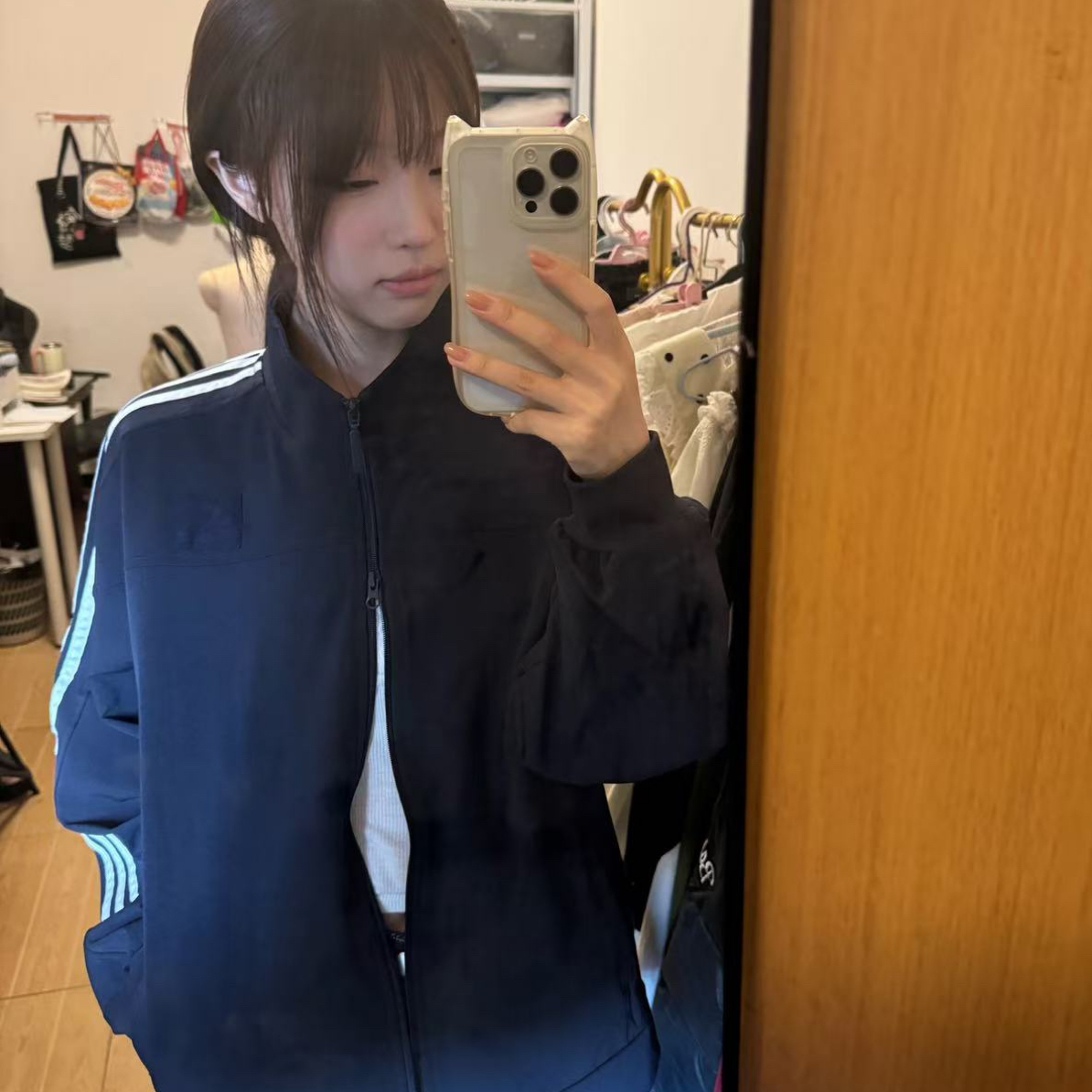 Logo定制 QQ糖同款立领夹克外套男女同款休闲运动刺绣logo上衣