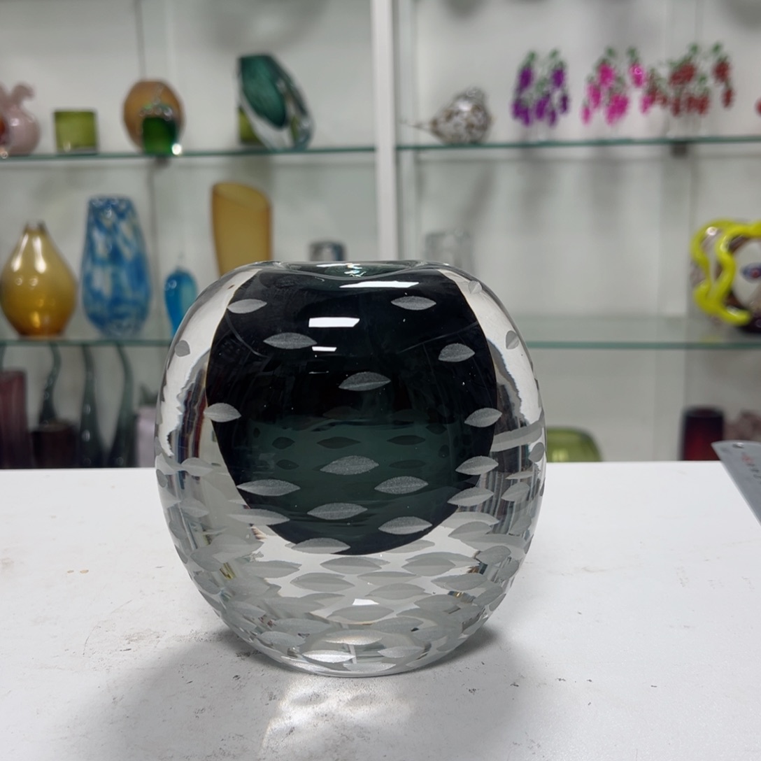 高 14 轻奢琉璃花器福利正常手工痕迹