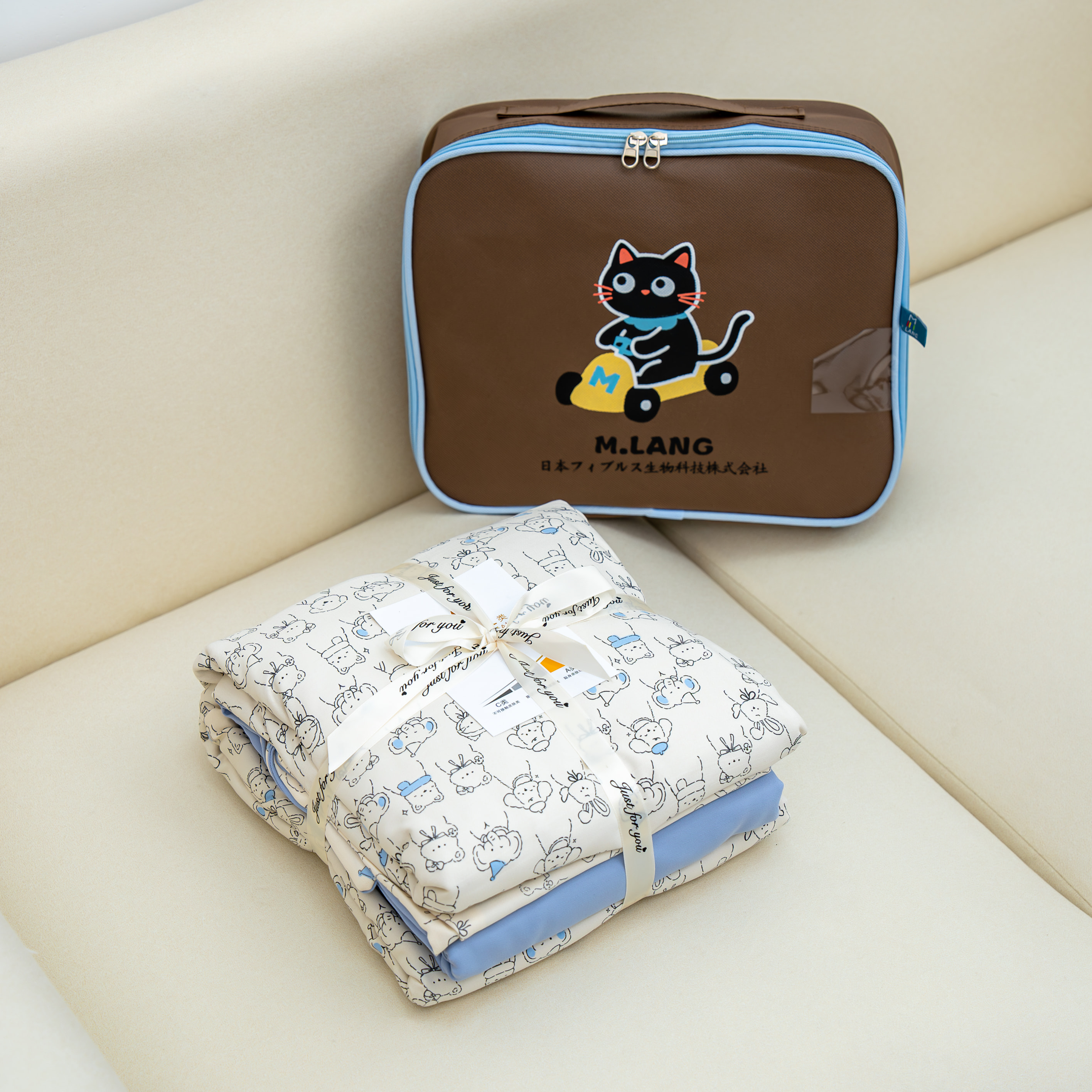 【京かわ会社】双层纱四件套萌宠绘卷