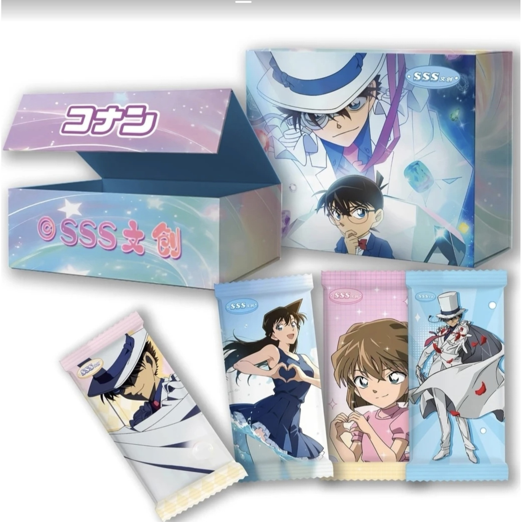 【拆盒】名侦探柯南《SSS文创-荣誉之战》收藏卡牌第一弹盲盒 二创