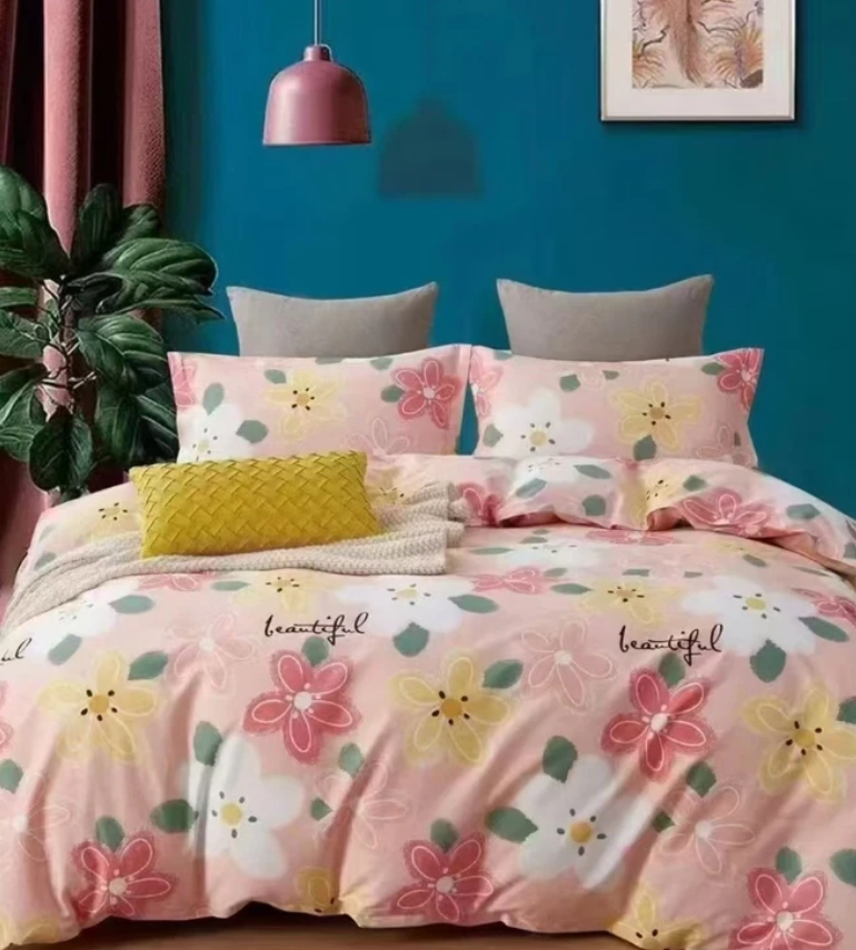 双人床单-【四季】尺寸：2.3*2.3米成品大床单亲肤磨毛印花