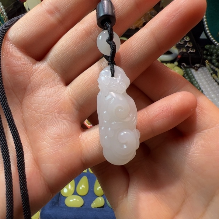 和田玉（白玉）颈饰未镶嵌