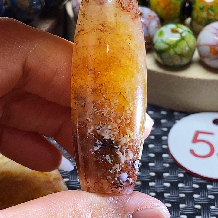 俏***阳玛瑙/玉髓未镶嵌颈饰