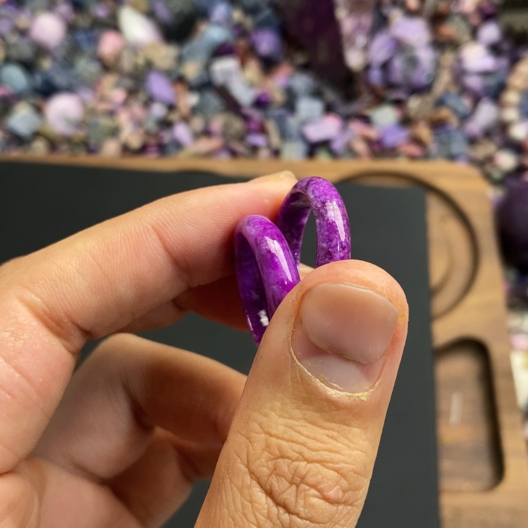 非金属皇家紫戒圈17