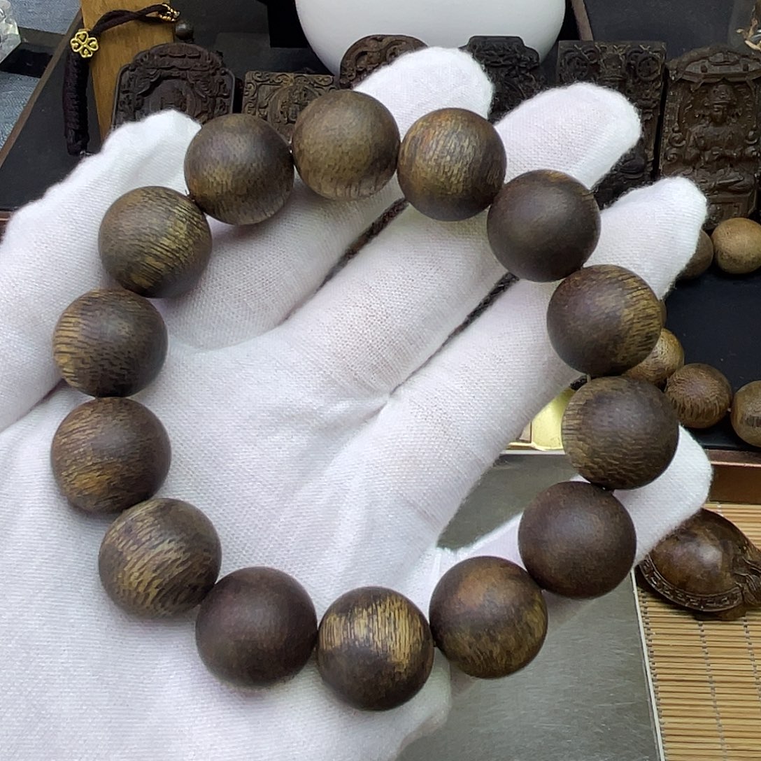 风***尽手串沉香越南白奇…………