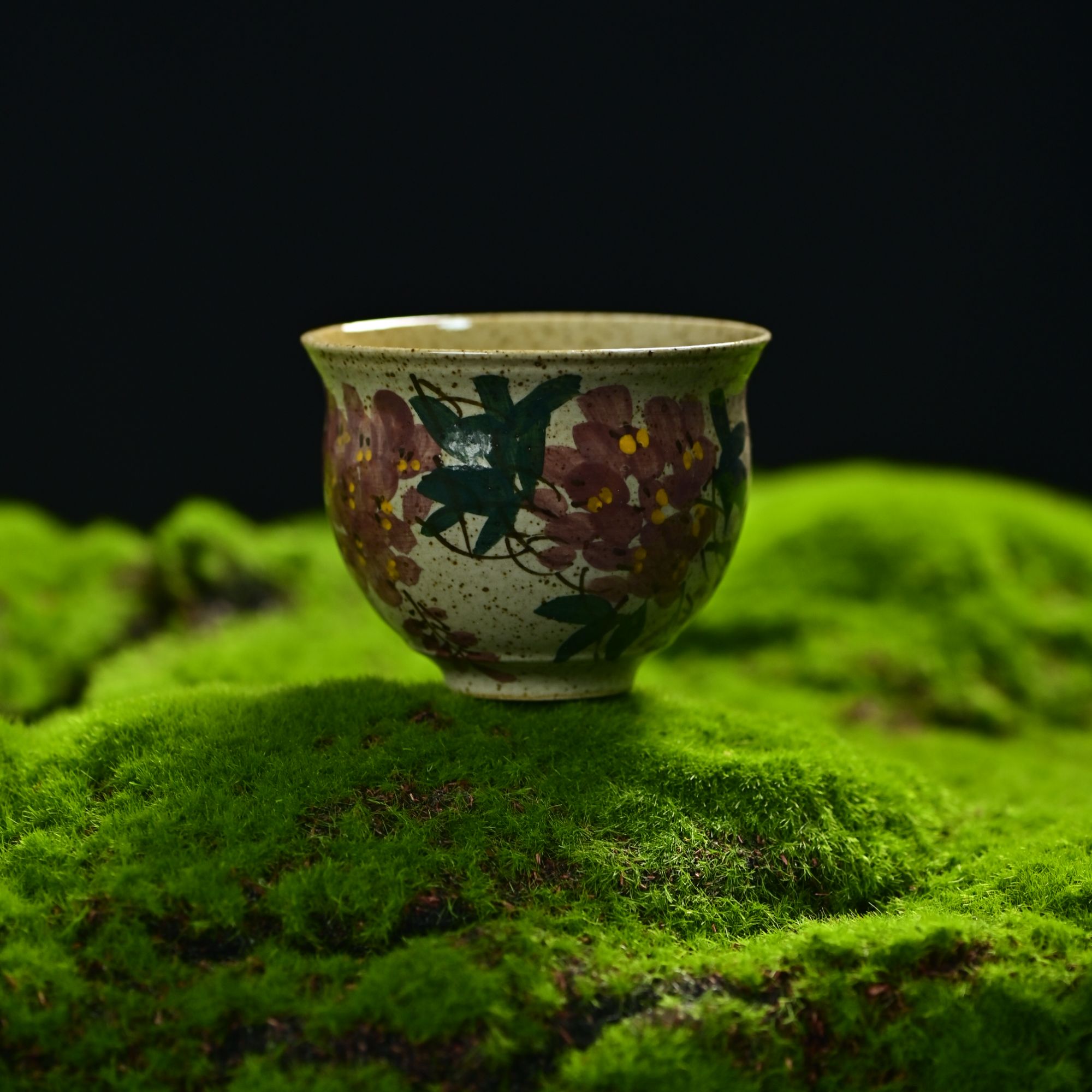 景德镇手工手绘高温釉下彩陶瓷杯 001