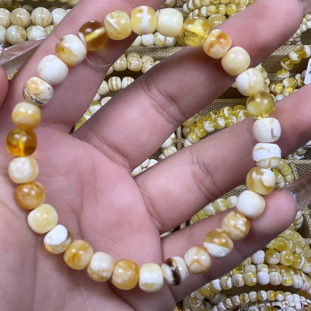 手绳琥珀未镶嵌7m