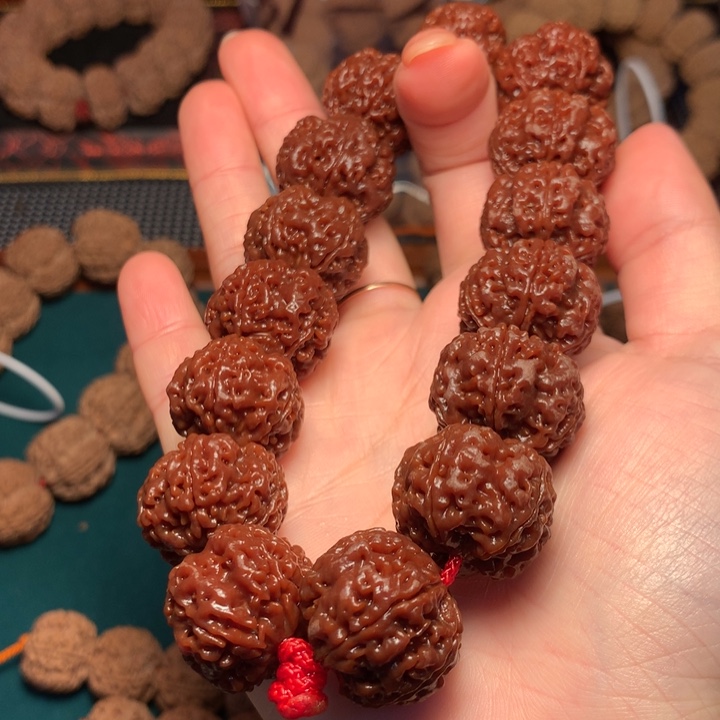 金刚菩提手串21尺寸蜂窝双龙