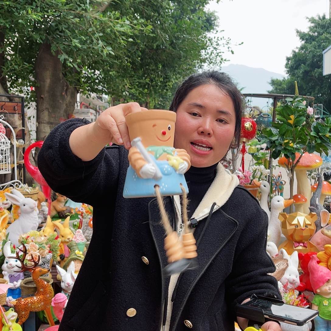 【闪购商品】无铅玻璃花园摆件&000&