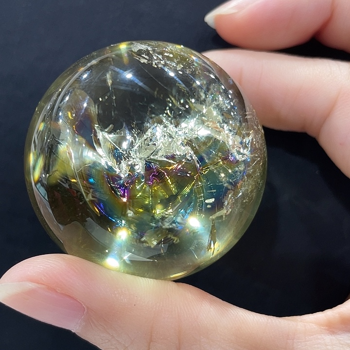 未镶嵌珠宝半成品水晶黄阿赛