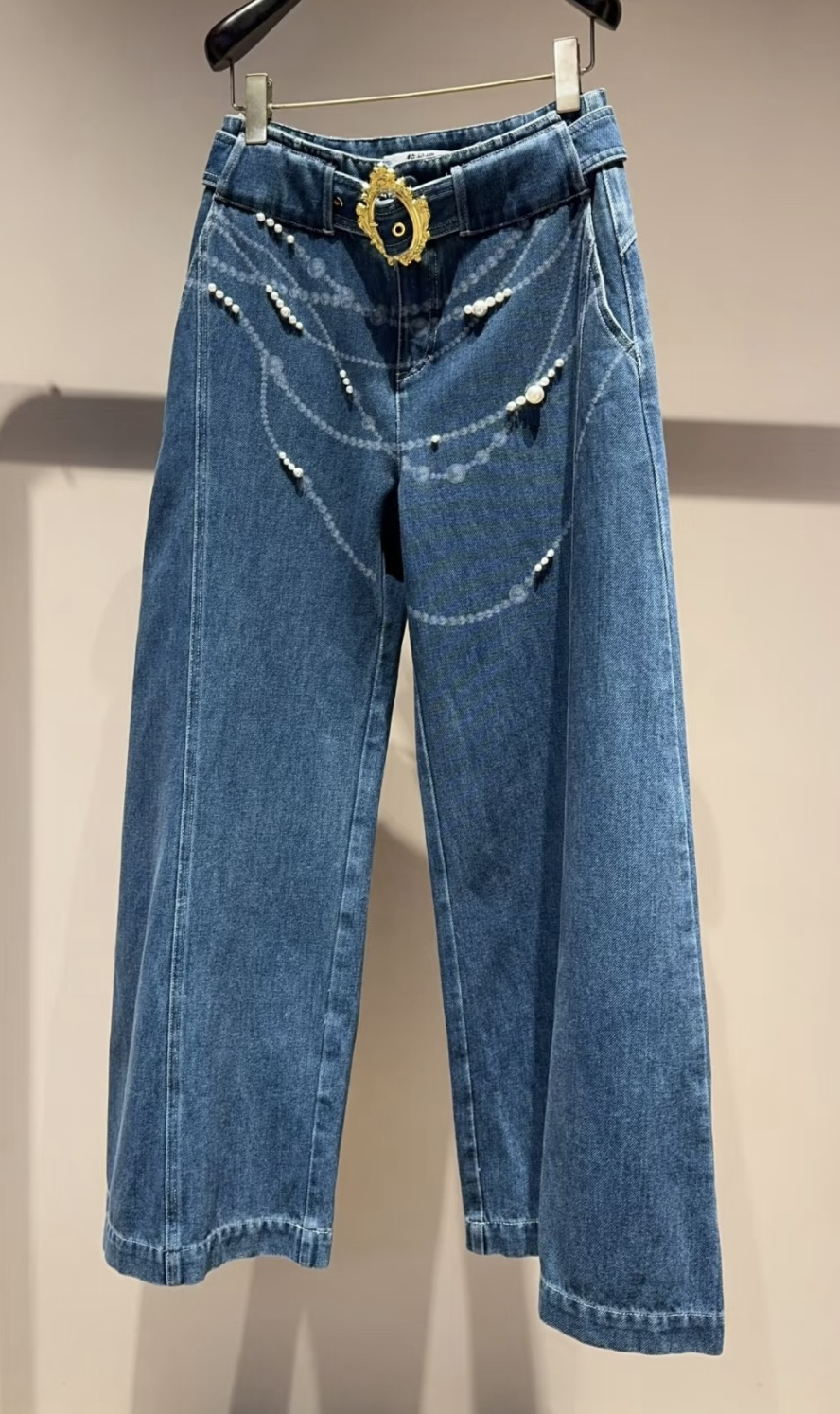 Eleven买手店重工牛仔裤（不退换，拍下即默认）