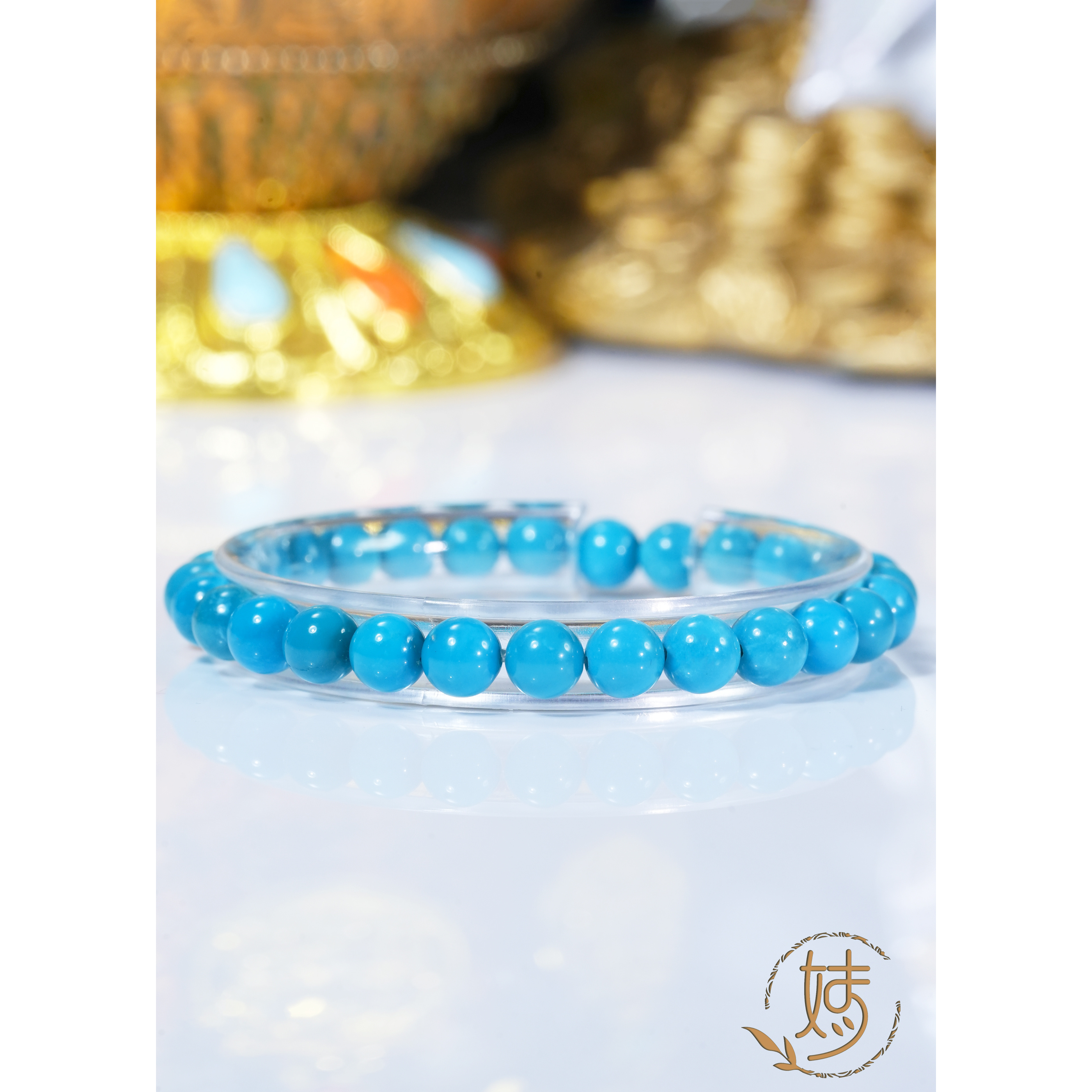 【婧婧精选】 臻品 · 睡美人蓝松手串5.5mm+ 颜色多样性发