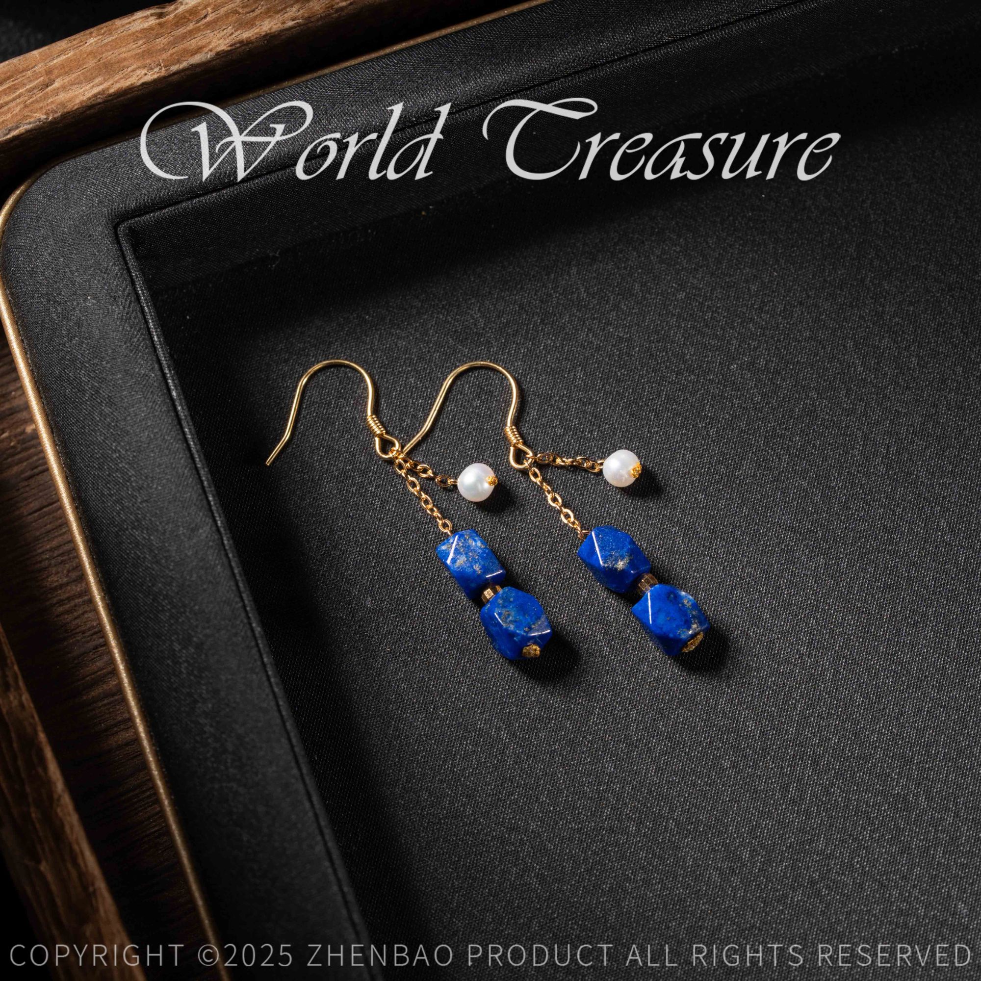 青金石耳饰/多样性发一/C4344/