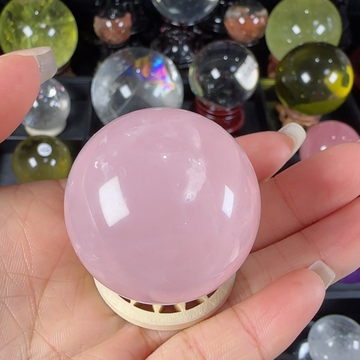 水晶天然水晶球W6未镶嵌天然4公分