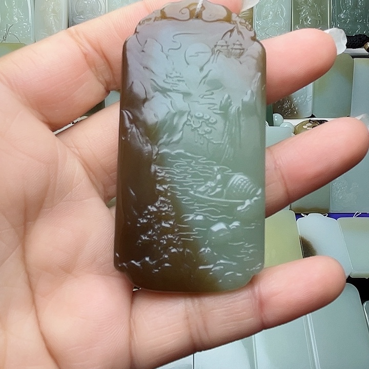 颈饰未镶嵌和田玉