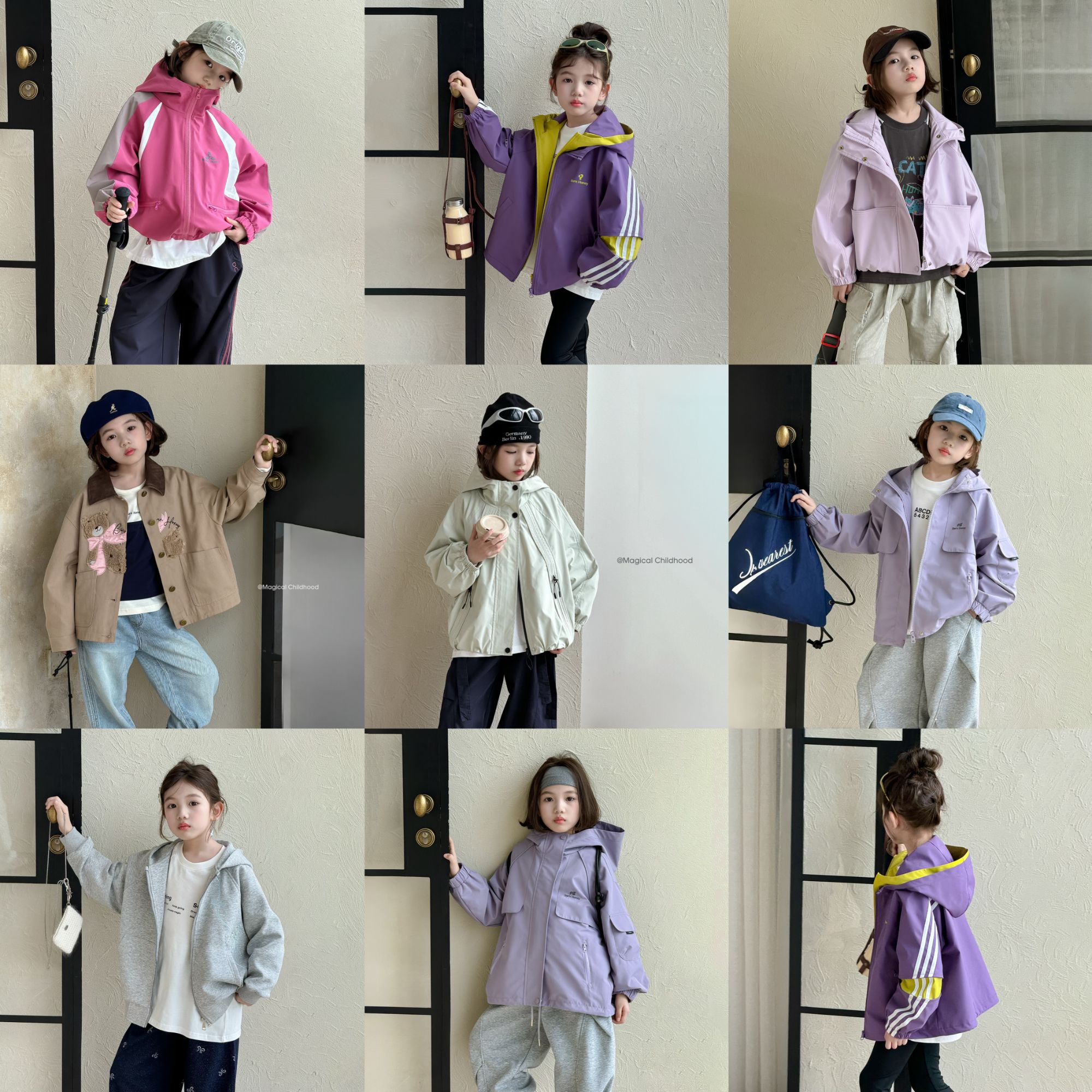 二号新冬款链接（201-262）女中大童2025新款外套冲锋衣1010