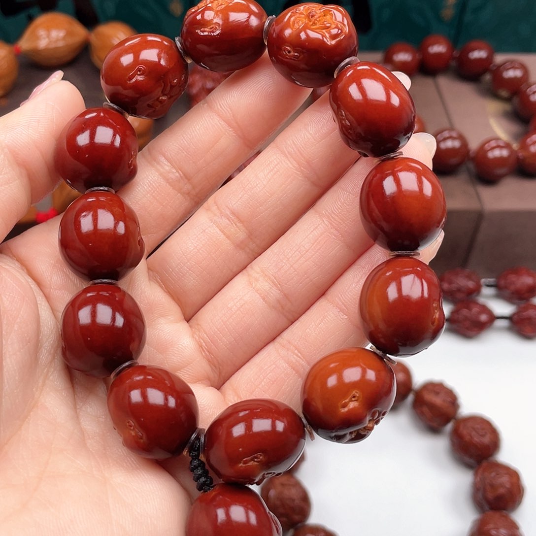 橄榄核手串有**一百态手串