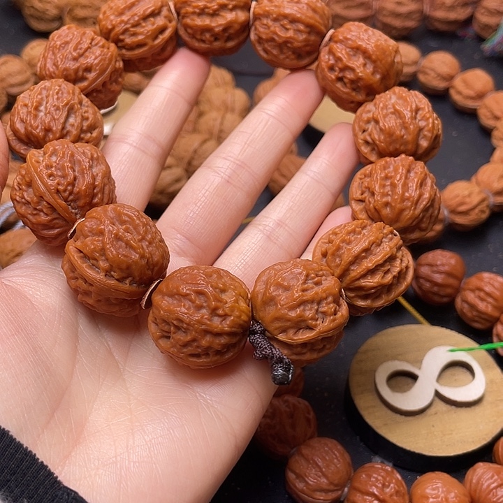 军***文玩核桃把件粗筋南瓜福利