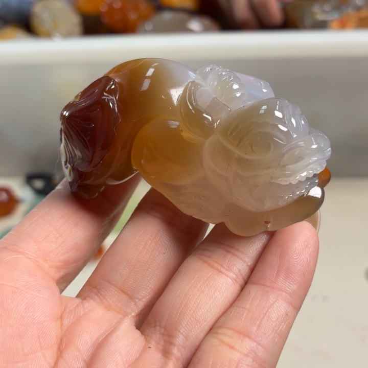 玛瑙/玉髓未镶嵌吊坠(不含链)