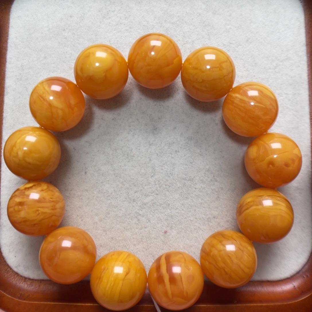 蜜蜡未镶嵌手串蜜蜡