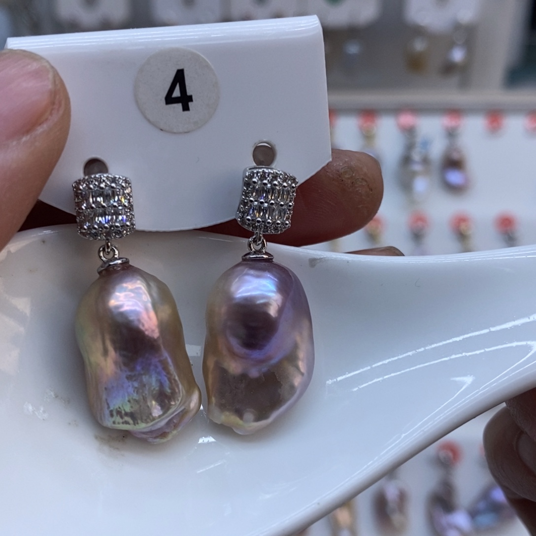 未镶嵌美丽哦哦哦淡水珍珠