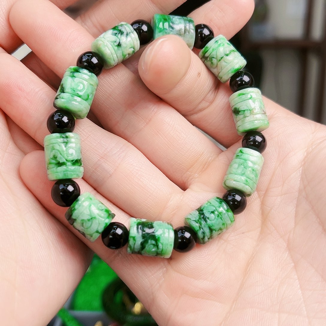 翡翠手链未镶嵌手链