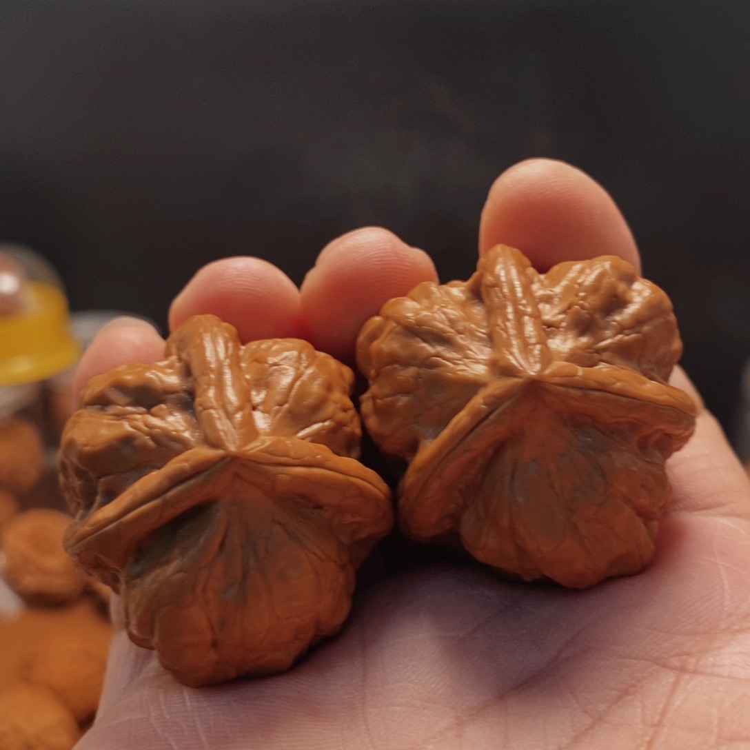 文玩核桃把件40尺 全品古蟾三棱 6