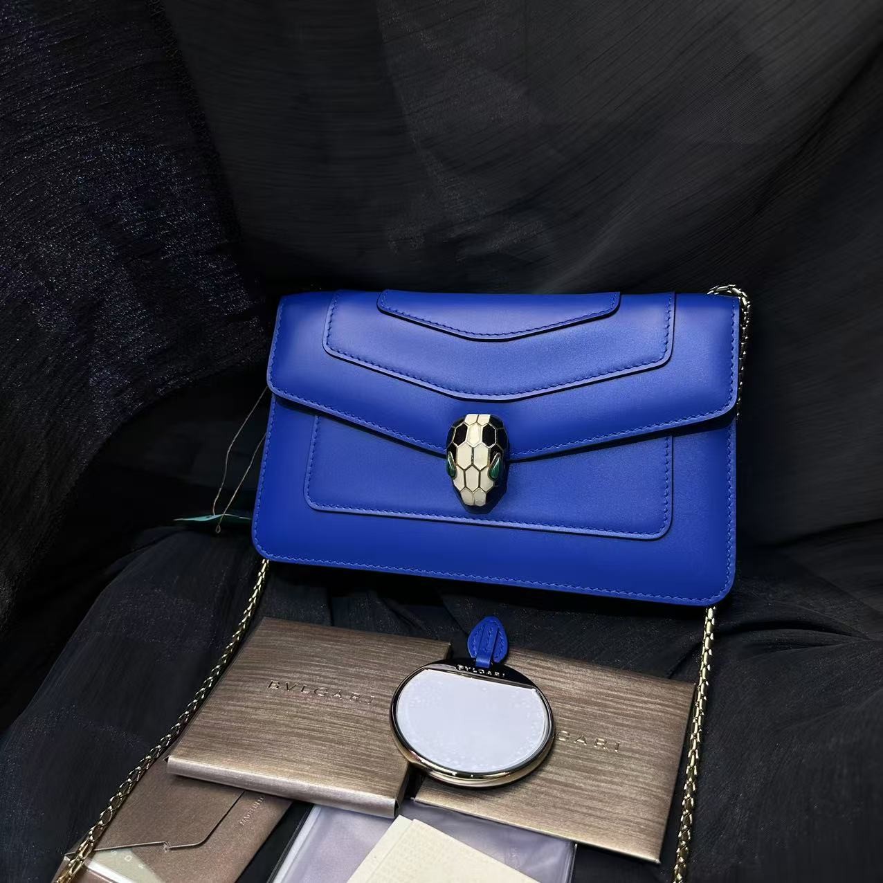 95新 BVLGARI/宝格丽 乱乱子中古/女士/单肩包/105912