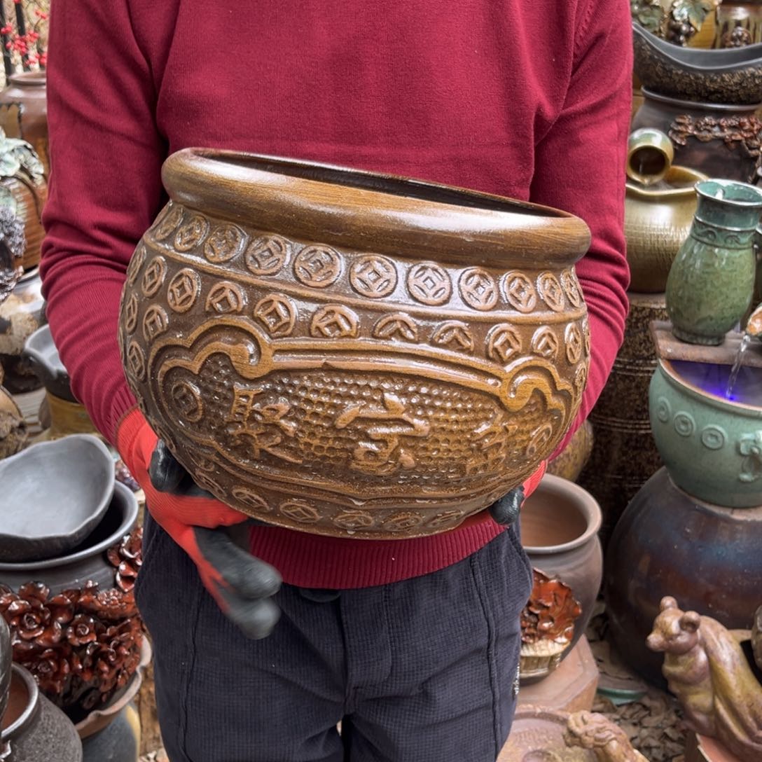 红陶高20口25无孔