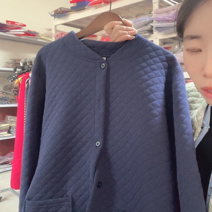 棉185斤宽松纯棉套装3层