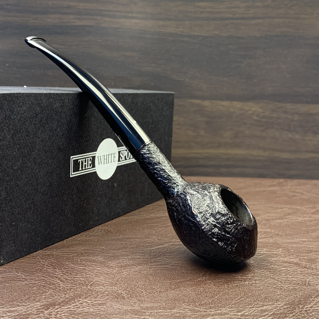 英国The white spot shell 特殊4号石楠木烟斗内径21斗深24长171