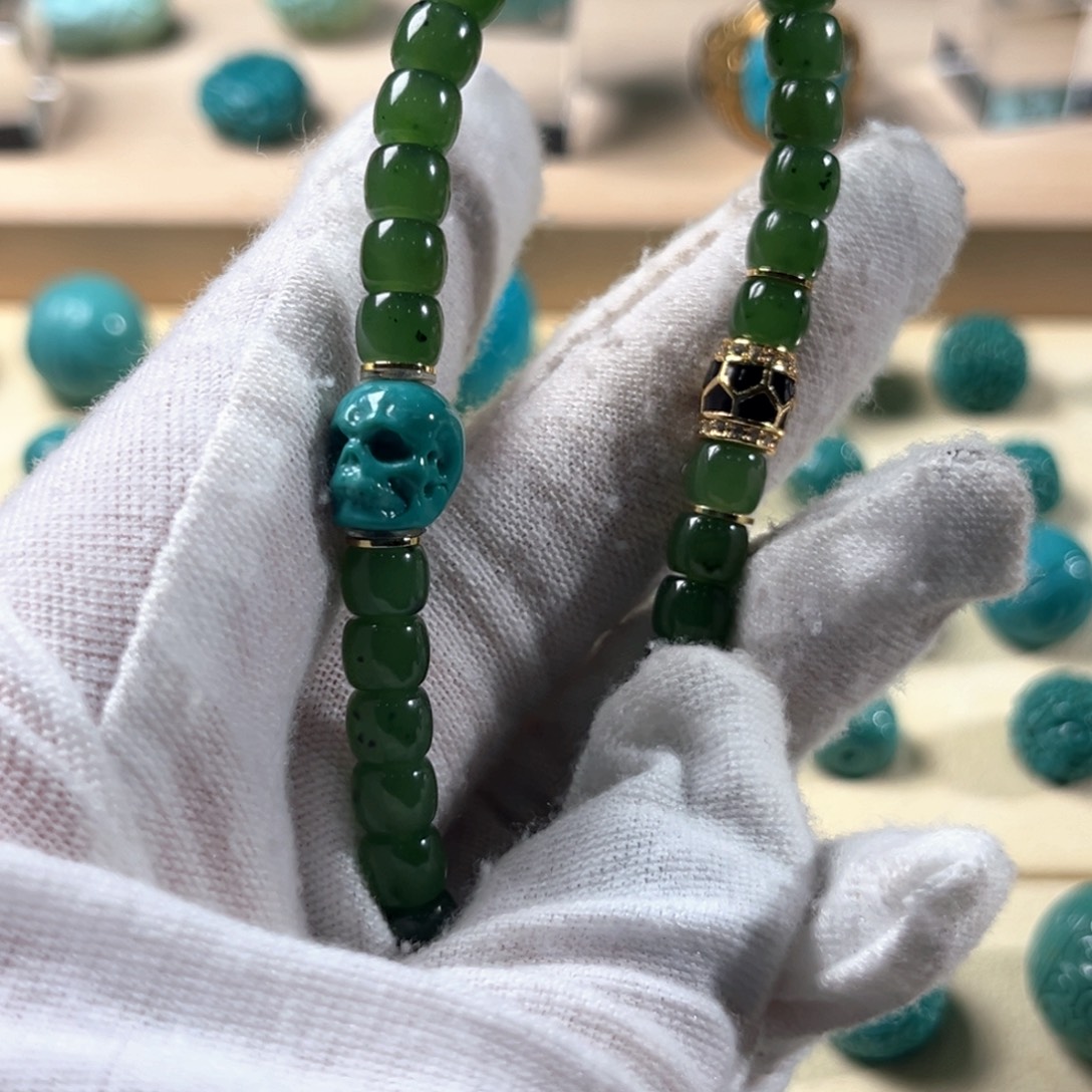 绿松石未镶嵌手串