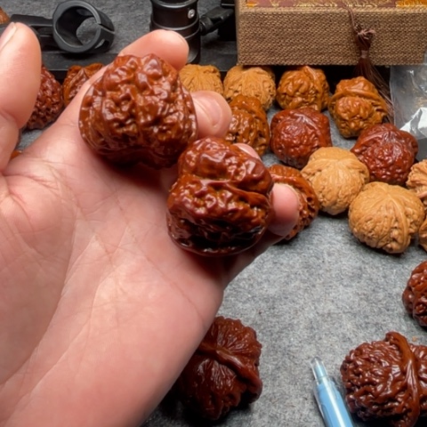 文玩核桃把件蛤蟆39