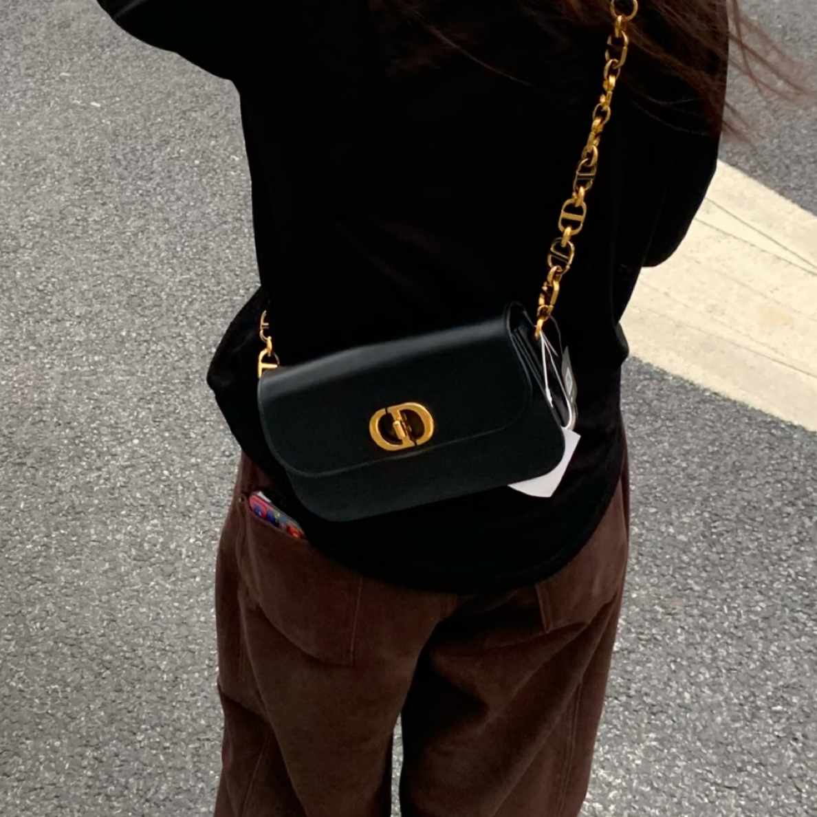 99新 DIOR/迪奥 蒙田30 avenue黑金/优品