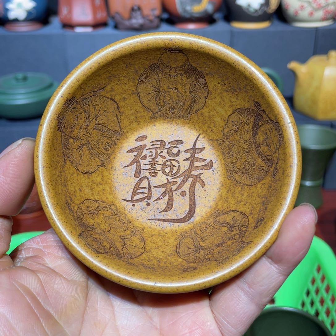 原矿紫砂手工主人杯