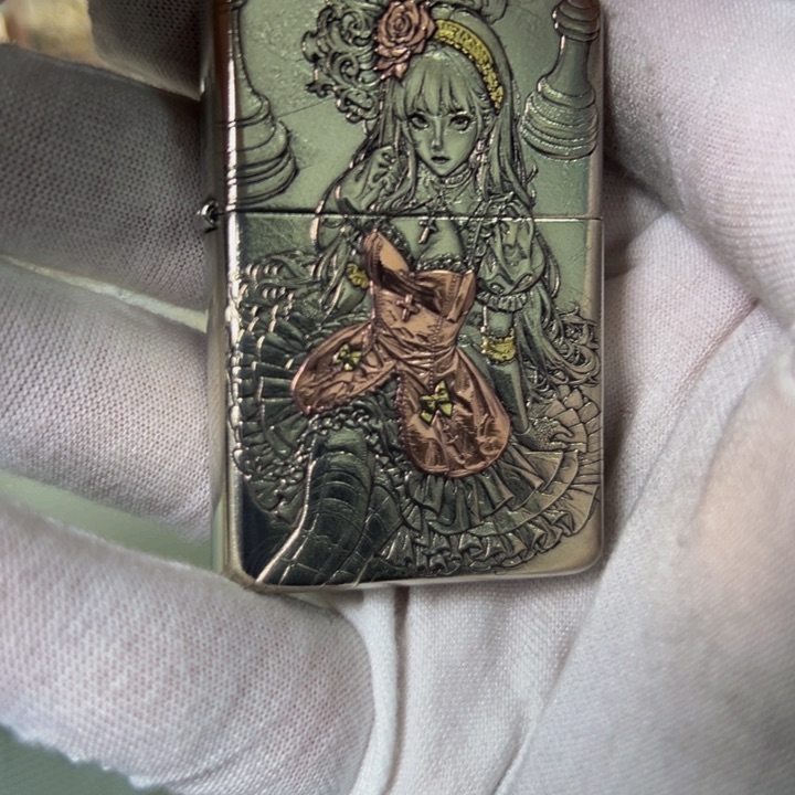 ?****)恒星905白铜浮雕镶嵌爱丽丝