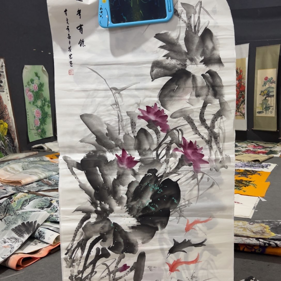 国画国画作品画心一张